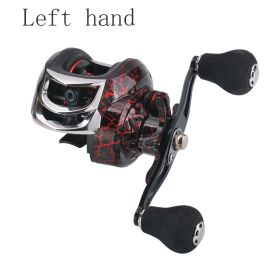 Baitcasting Fishing Reel Bait Casting Fishing Wheel With Magnetic Brake Carp Carretilha Pesca (Option: Left hand)