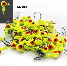 Five Color Fish Hook In Bulk (Option: Yellow-3.5g-50PCS)