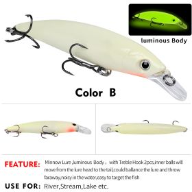 Luminous Floating Mino Biomimetic False Fish Bait (Option: Color B-11CM)