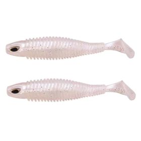 Luya Big T-tail Soft Fish Bait With Crank Lead Head (Option: E 2PCS)