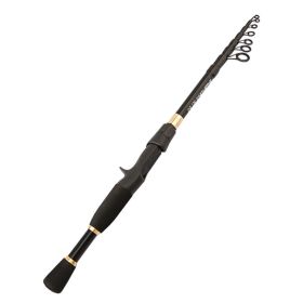 Ultra Short Telescopic Carbon Road Sub Fishing Rod (Option: Gun shank-1.6m)