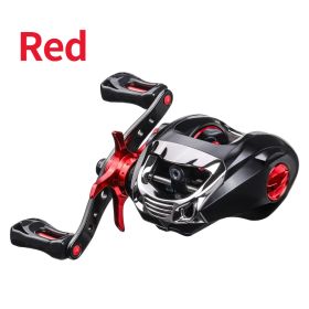 Metal Raft Fishing Reel Luya Hit Black Long Cast Anti Blast Line (Option: Red-Left Hand)