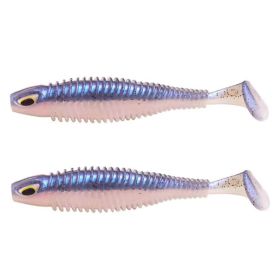 Luya Big T-tail Soft Fish Bait With Crank Lead Head (Option: A 2PCS)