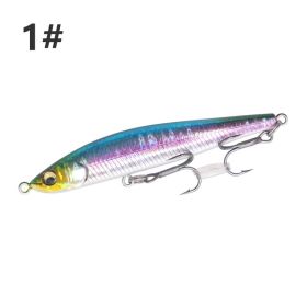 ABS Plastic Tossing Gentle Sink Topmouth Culter Bait (Option: 1 Gold Head Blue Back-9cm)